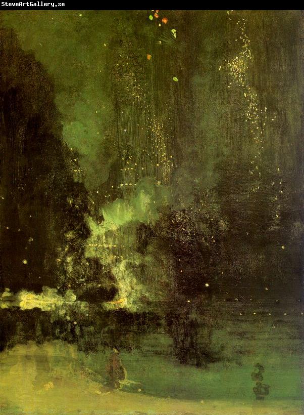 James Abbott McNeil Whistler Nocturne in Black and Gold